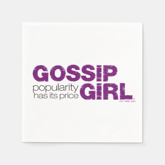 Gossip Girl - Populariteit heeft zijn prijs Servet (Voorkant)