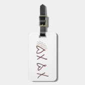 Gossip Girl X ♥ X ♥ Icoon Bagagelabel (Voorkant verticaal)