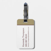 Gossip Girl X ♥ X ♥ Icoon Bagagelabel (Achterkant verticaal)