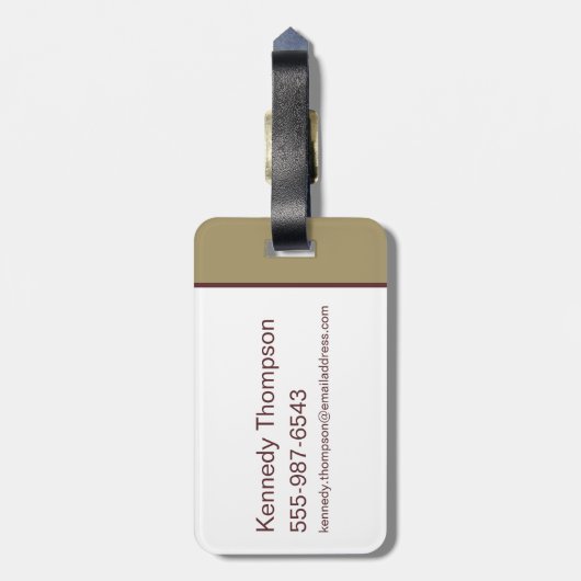 Gossip Girl X ♥ X ♥ Icoon Bagagelabel (Achterkant verticaal)