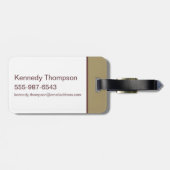 Gossip Girl X ♥ X ♥ Icoon Bagagelabel (Achterkant horizontaal)