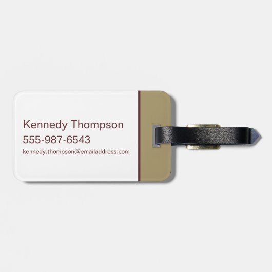 Gossip Girl X ♥ X ♥ Icoon Bagagelabel (Achterkant horizontaal)