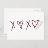 Gossip Girl X ♥ X ♥ Icoon Briefkaart (Voorkant / Achterkant)