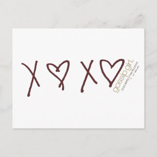 Gossip Girl X ♥ X ♥ Icoon Briefkaart