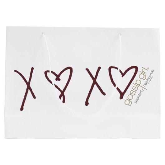 Gossip Girl X ♥ X ♥ Icoon Groot Cadeauzakje (Achterkant)