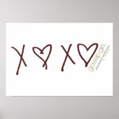 Gossip Girl X ♥ X ♥ Icoon Poster (Voorkant)