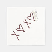 Gossip Girl X ♥ X ♥ Icoon Servet (Voorkant)