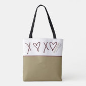 Gossip Girl X ♥ X ♥ Icoon Tote Bag (Achterkant)