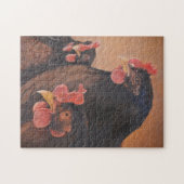 Gossip Girls Chickens Hens Art Legpuzzel (Horizontaal)