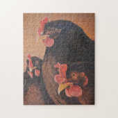 Gossip Girls Chickens Hens Art Legpuzzel (Verticaal)