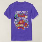Gossip is de duivels telefoon t-shirt (Design voorkant)