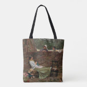 Gossip - John William Waterhouse Tote Bag (Achterkant)