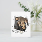 Gossip Meisje Glamour Groep Graphic Briefkaart (Staand voorkant)