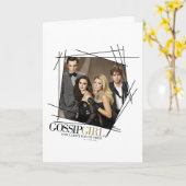 Gossip Meisje Glamour Groep Graphic Kaart (Gele Bloem)