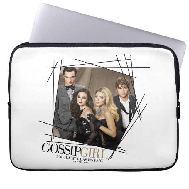 Gossip Meisje Glamour Groep Graphic Laptop Sleeve (Voorkant)