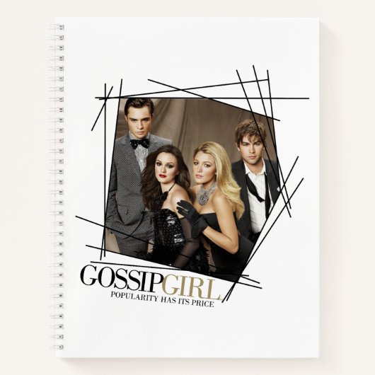 Gossip Meisje Glamour Groep Graphic Notitieboek (Voorkant)