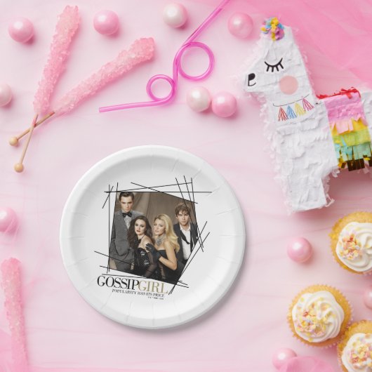 Gossip Meisje Glamour Groep Graphic Papieren Bordje (Feest)