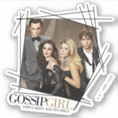 Gossip Meisje Glamour Groep Graphic Sticker (Voorkant)