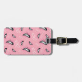 Gossip Meisje Hoge Hakken Patroon Bagagelabel (Voorkant horizontaal)