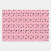 Gossip Meisje Hoge Hakken Patroon Inpakpapier Vel (Voorkant 3)