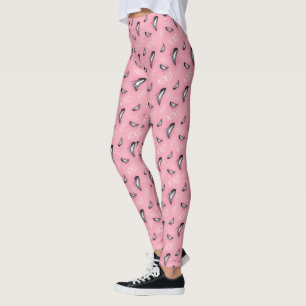 Gossip Meisje Hoge Hakken Patroon Leggings