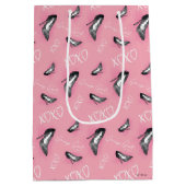 Gossip Meisje Hoge Hakken Patroon Medium Cadeauzakje (Achterkant)