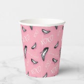 Gossip Meisje Hoge Hakken Patroon Papieren Bekers (Rechts)