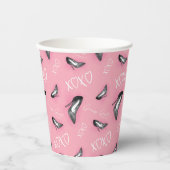 Gossip Meisje Hoge Hakken Patroon Papieren Bekers (Voorkant)