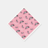 Gossip Meisje Hoge Hakken Patroon Servet (Hoek)