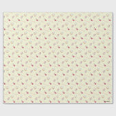 Gossip Meisje Lipstick & Parfum Patroon Cadeaupapier (Vlak)