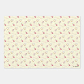 Gossip Meisje Lipstick & Parfum Patroon Inpakpapier Vel (Voorkant)