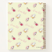Gossip Meisje Lipstick & Parfum Patroon Notitieboek (Achterkant)