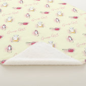 Gossip Meisje Lipstick & Parfum Patroon Sherpa Deken (3/4)