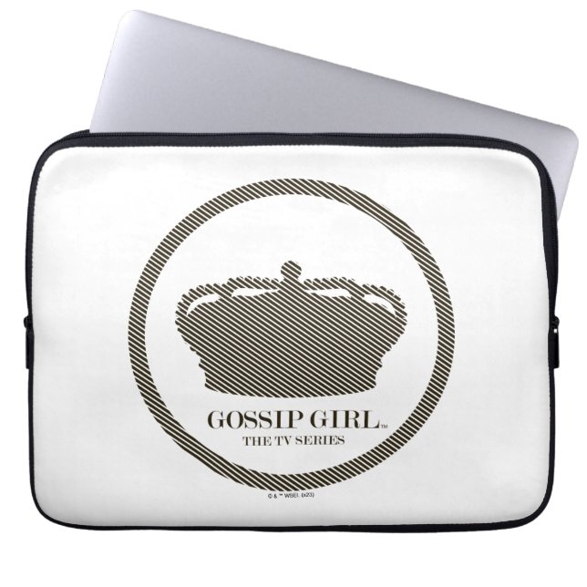 Gossip Meisje TV-serie Crown Icon Laptop Sleeve (Voorkant)