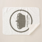 Gossip Meisje TV-serie Crown Icon Sherpa Deken (Voorkant (horizontaal))
