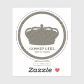 Gossip Meisje TV-serie Crown Icon Sticker (Vel)