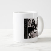 Gossip Meisje Zwart-wit Groep Graphic Grote Koffiekop (Voorkant rechts)