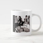 Gossip Meisje Zwart-wit Groep Graphic Grote Koffiekop (Rechts)