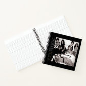 Gossip Meisje Zwart-wit Groep Graphic Notitieboek (Binnen)