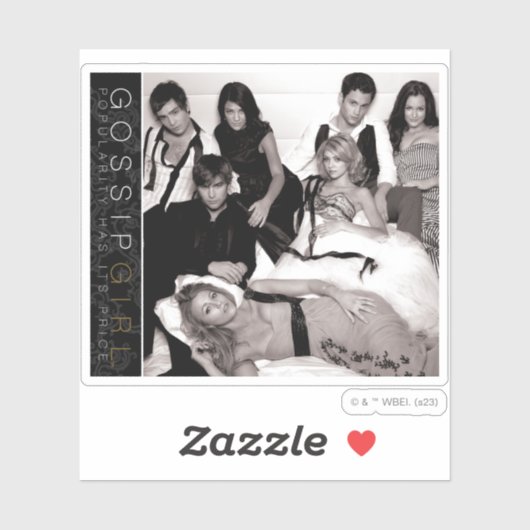 Gossip Meisje Zwart-wit Groep Graphic Sticker (Vel)