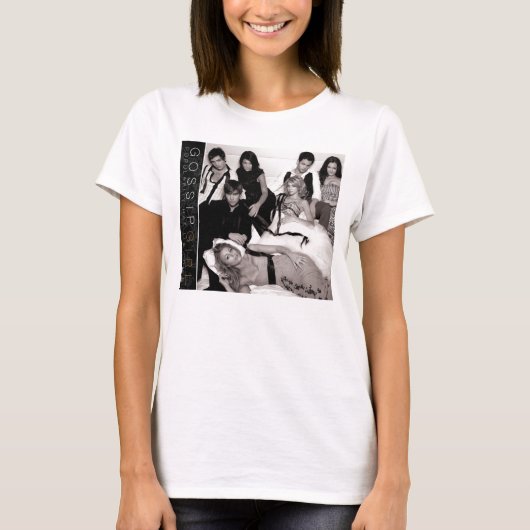 Gossip Meisje Zwart-wit Groep Graphic T-shirt (Voorkant)