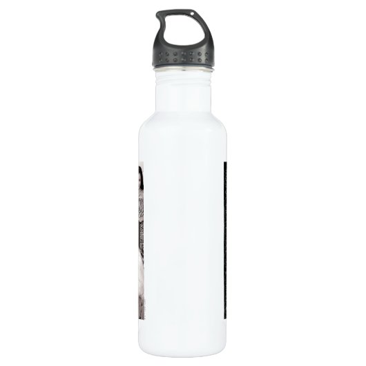 Gossip Meisje Zwart-wit Groep Graphic Waterfles (Achterkant)