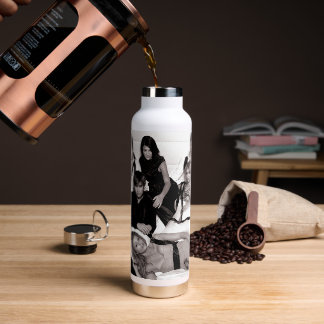 Gossip Meisje Zwart-wit Groep Graphic Waterfles