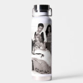 Gossip Meisje Zwart-wit Groep Graphic Waterfles (Achterkant)
