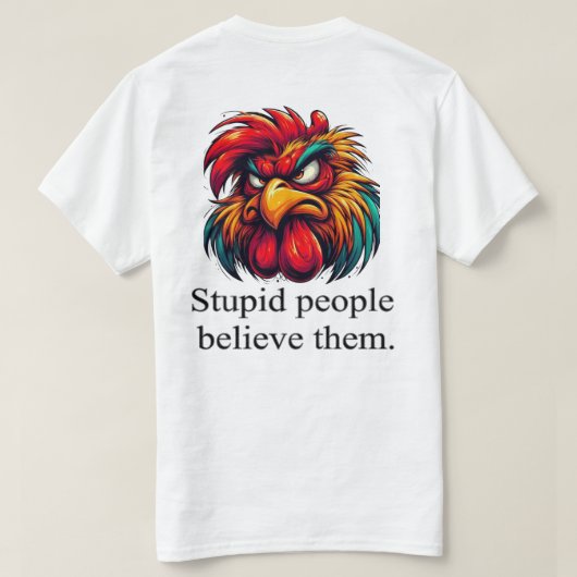 "Gossip Squad" Dual-Sided Men's Tee T-shirt (Design achterkant)