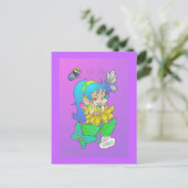 Gossiping Fairy Postcard Briefkaart (Staand voorkant)