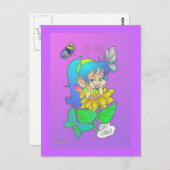 Gossiping Fairy Postcard Briefkaart (Voorkant / Achterkant)