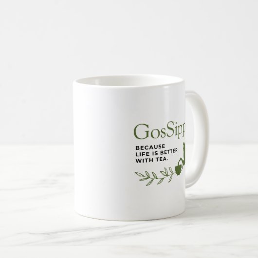 GosSipper Mug – Funny Tea Lover Mug Koffiemok (Voorkant rechts)