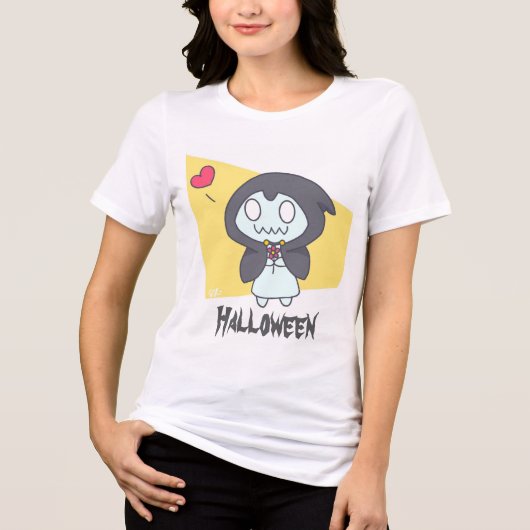 Gost girl Halloween T-shirt (Voorkant)