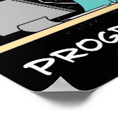 Got A New Error, Progress! Funny Programmer Gift Poster (Hoek)